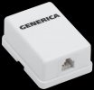Generica CS2-3C03U-12-G Розетка инф. настенная RJ12 кат. 3 UTP 1 порт