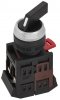 Generica BSW10-ALC-2-K02 Переключатель АLС-22 черн. 2 фикс. полож. I-O NO+NC