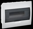 Generica MKP12-V-12-41-G Корпус пластиковый ЩРВ-П-12 черн. прозр. дверь IP41