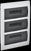Generica MKP12-V-36-41-G Корпус пластиковый ЩРВ-П-36 черн. прозр. дверь IP41