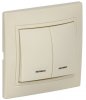 Generica EVK21-K33-10-DM KVARTA Выключ. 2-кл. с инд. 10А ВС10-2-1-ККм