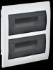 Generica MKP12-V-24-41-G Корпус пластиковый ЩРВ-П-24 черн. прозр. дверь IP41