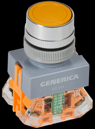 Фотография товара 'Generica BBT50-11T-3-21-K05-G Кнопка D7-11T d=22мм 1NC+1NO'