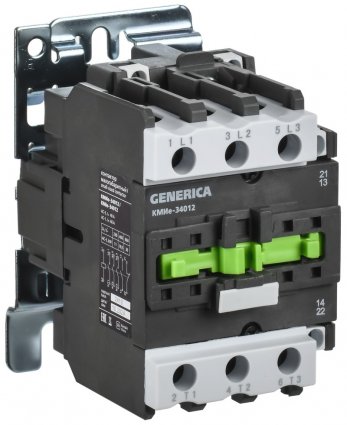 Фотография товара 'Generica KKME31-040-400-11 Контактор КМИе-34012 40А 400В/АС3 1NO;1NC'