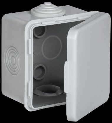 Фотография товара 'Generica UKO31-065-065-050-K03-54 Коробка расп. КМ 65х65х50мм о/к IP54 4 вв. (7035)'