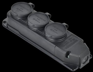 Фотография товара 'Generica ERK20-016-03-44-K02-G Розетка (колодка) 3-ая с защит. кр. IP44'