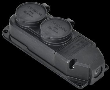 Фотография товара 'Generica ERK20-016-02-44-K02-G Розетка (колодка) 2-ая с защит. кр. 16А IP44'