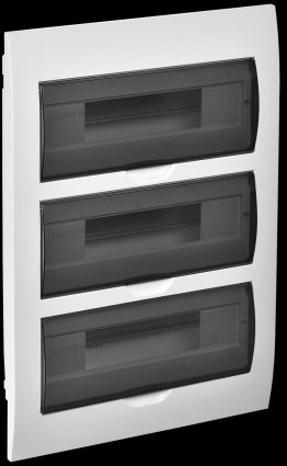 Фотография товара 'Generica MKP12-V-36-41-G Корпус пластиковый ЩРВ-П-36 черн. прозр. дверь IP41'