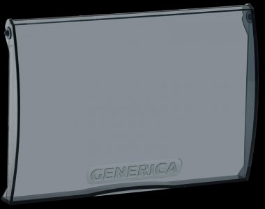 Фотография товара 'Generica MKP10D-DV-08-K08-G Дверца для корп. пласт. ЩРН(В)-П-8'