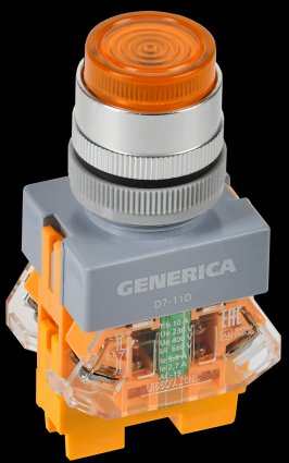 Фотография товара 'Generica BBT50-11D-3-12-K05-G Кнопка D7-11D d=22мм 1NC+1NO'