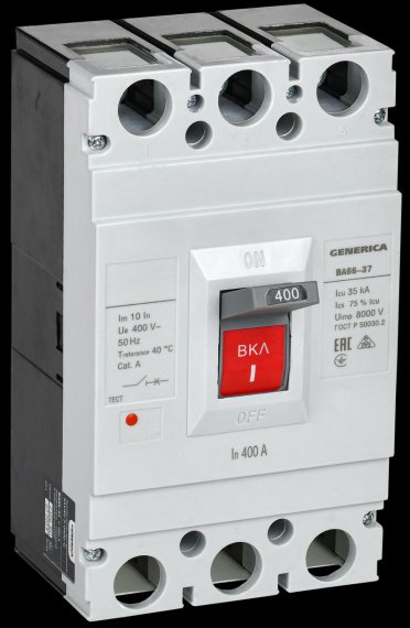 Фотография товара 'Generica SAV40-3-0400-G Выкл. авт. ВА66-37 3Р 400А 35кА'