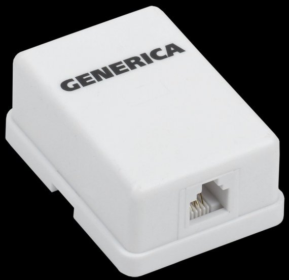 Фотография товара 'Generica CS2-3C03U-12-G Розетка инф. настенная RJ12 кат. 3 UTP 1 порт'