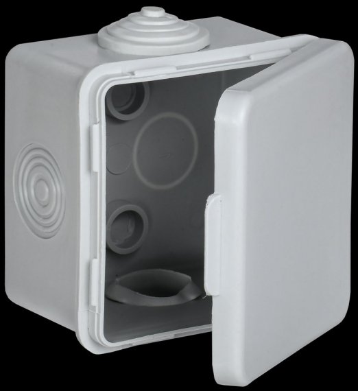 Фотография товара 'Generica UKO31-065-065-050-K03-54 Коробка расп. КМ 65х65х50мм о/к IP54 4 вв. (7035)'