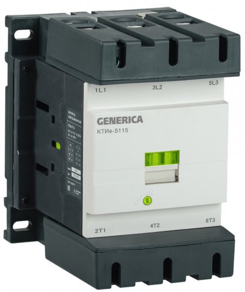 Фотография товара 'Generica KKTE50-115-230-10 Контактор КТИе-5115 115А 230В/АС3'