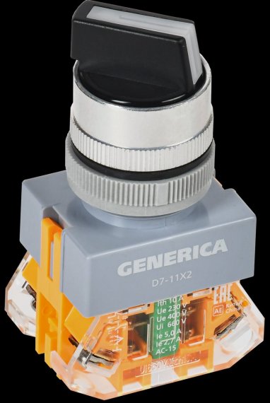 Фотография товара 'Generica BSW50-11X2-3-21-2-K02-G Переключатель D7-11X2 2 полож. 1NC+1NO'