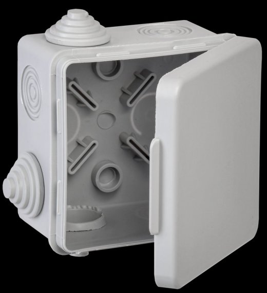 Фотография товара 'Generica UKO31-080-080-050-K03-54G Коробка расп. КМ 80х80х50мм о/к IP54 4 вв. (7035)'