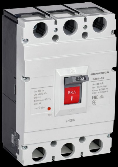 Фотография товара 'Generica SAV50-3-0400-G Выкл. авт. ВА66-39 3Р 400А 35кА'