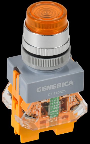 Фотография товара 'Generica BBT50-11DNZS-3-11-K05-G Кнопка D7-11DNZS d=22мм 1NC+1NO'